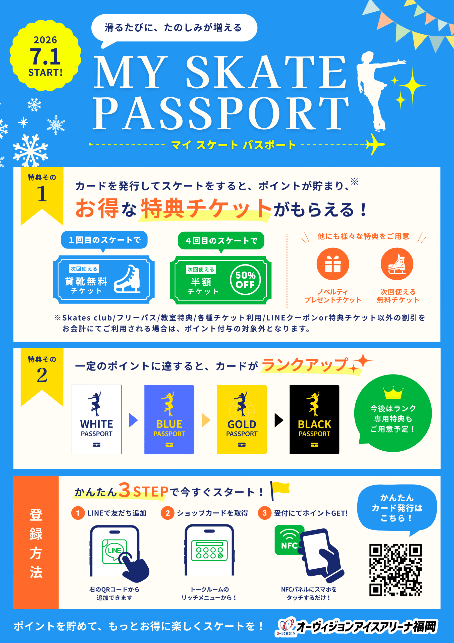 ✨LINEショップカード『MY SKATE PASSPORT』を開始いたしました✨